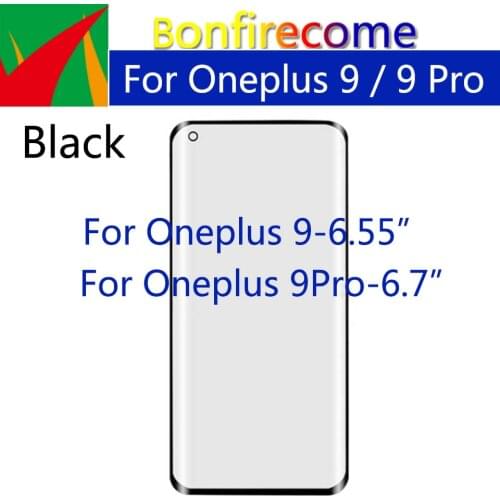 10Pcs\Lot For Oneplus 9 Pro 9Pro Touchscreen LCD Display Front Touch Panel Glass Cover Lens Replacement