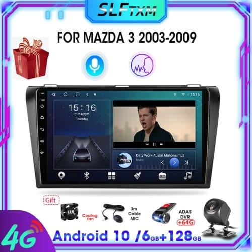 Develuck 2 din Android car Radio multimedia Player For Mazda 3 2004-2013 maxx axela Auto 2din stereo DVD GPS Navigation 4G+64G