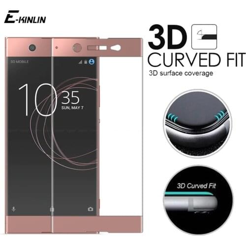 3D Curved Cover Tempered Glass For Sony Xperia XZ3 XZ2 XZ1 XZ XZS X Compact XA XA1 XA2 Plus Ultra Premium Screen Protector