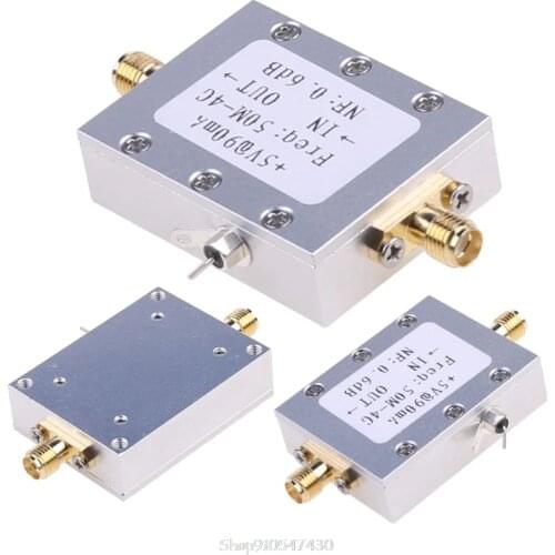 50M-4GHz Low Noise Amplifier LNA Ham Radio Module RF FM HF VHF NF=0.6dB -110dBm N04 20 Dropship