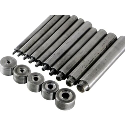 80-4000# 2ps Leather Craft Clothing Grommet Punch Tool Accessories Hand pressing eyelet tools Metal rivets molds