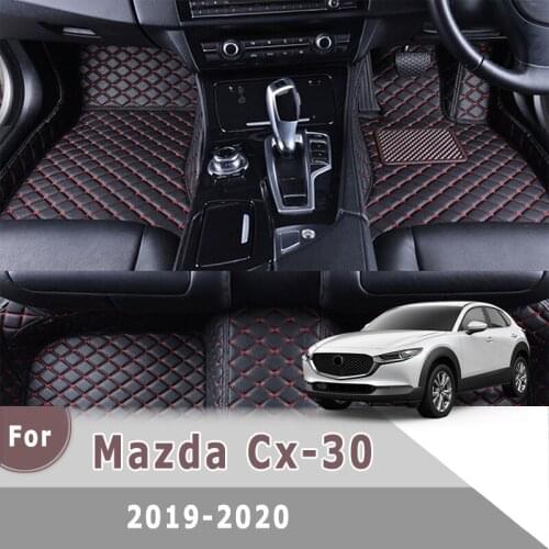 RHD Carpets For Mazda Cx-30 cx30 2019 2020 Car Floor Mats Auto Interior Accessories Parts Custom Foot Floorliners Pads Rugs