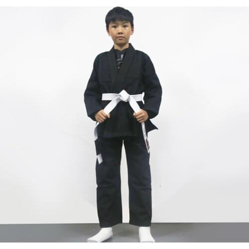 Kids blank bjj gi childrens brizilian jiu-jitsu gi training bjj kimonos