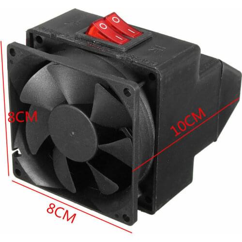 Energy-Saving 300W 12V Car Fan Heater Rapid Heating for Defrosting Defogging
