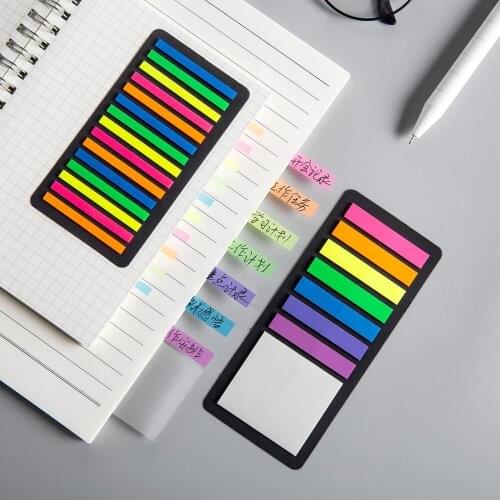 160/300pcs Labels Sticker Paper Tape Sticky Note Household Tear Note Stick Home Office Note Paper Sticker