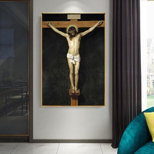 Famous Canvas Art Christ Crucified Paintings on The Wall Christian Wall Art Canvas Prints Jesus Wall Pictures for Living Room