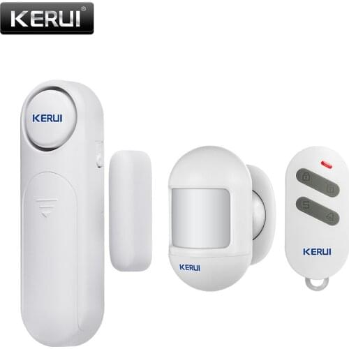 2021 KERUI 120dB Standalone Independent Magnetic Door Window Alarm Sensor For Kids Cabinet Safety Home Security Loud Siren