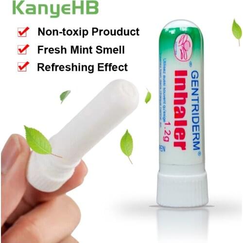7pcs Rhinitis Mint Cream Original Chinese Herbal Nasal Inhaler Refresh Runny Nose Cold Cool Ointment Essential Oils Stick A408