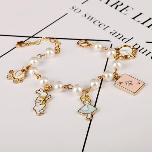 Sweet Jewelry Hand Chain Bracelets Wristbands Link Chain Bangles Women Bracelet