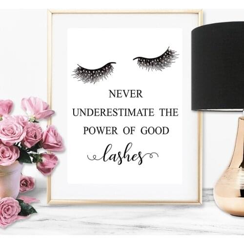 Eyelashes Fashion Posters And Prints Makeup Lash Extensions Technician Guide Wall Art Canvas Pictures Nordic Home Decoration