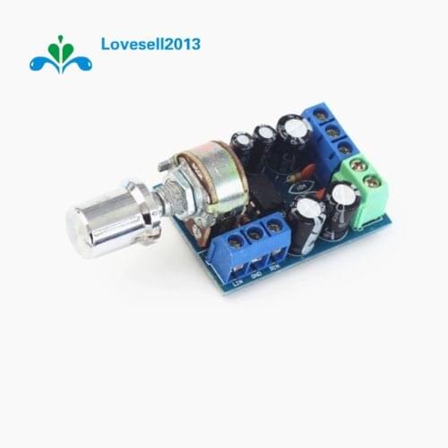 2PCS TDA2822M 2.0 Stereo Audio Amplifier Board Dual Channel AMP AUX Amplifier Board Module DC 1.8-12V For Arduino