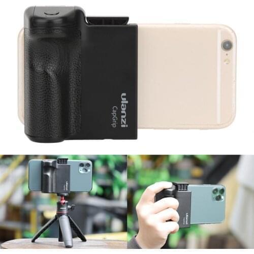 Ulanzi Portable CapGrip Mobile Phone Photography Single Hand Bluetooth Remote Control Smartphone Selfie Booster Handle Grip