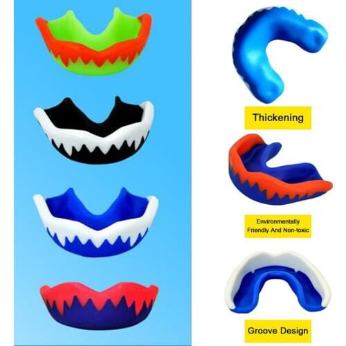 Professional Mouth Guard Adult Karate Muay Safety Soft EVA Mouth Protective Teeth Guard Sport Football Basketball Thai Boxing