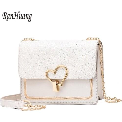RanHuang 2019 Women Fashion Handbags Girls Mini Shoulder Bags Pu Leather Messenger Bags Designer Crossbody Bags bolsa feminina