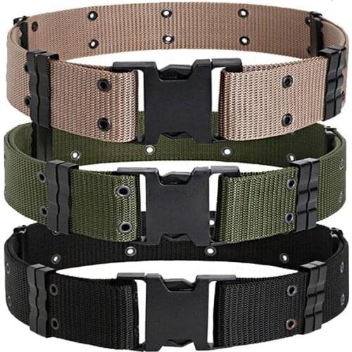 Tactical Belt 5.5cm Nylon Military Belt Special Forces Assault Outdoor Hunting Belt Military Equipment Safety Accessories
