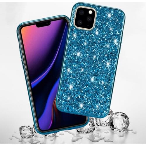 Luxury Diamond Bling Case For iPhone 12 11 Pro Max 6 6s 7 8 Plus Soft TPU Silicone Case For iPhone X XR XS Max Glitter Case