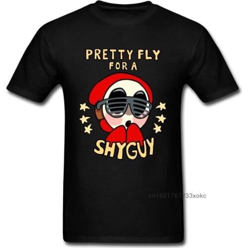 Streetwear For Men Boys T Shirt Custom Adult Tops Tees Pretty Fly For A Shy Guy T-shirt Pilot Funky Tshirt Cartoon Funny Clothes