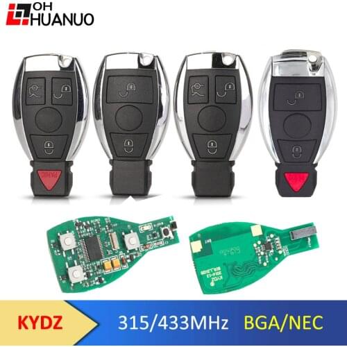 2/3/4 Buttons Smart Remote Key 315MHz 433Mhz for Mercedes-Benz W203 W169 W204 W209 W211 W210 W212 W220 W164 KYDZ support BGA/NEC