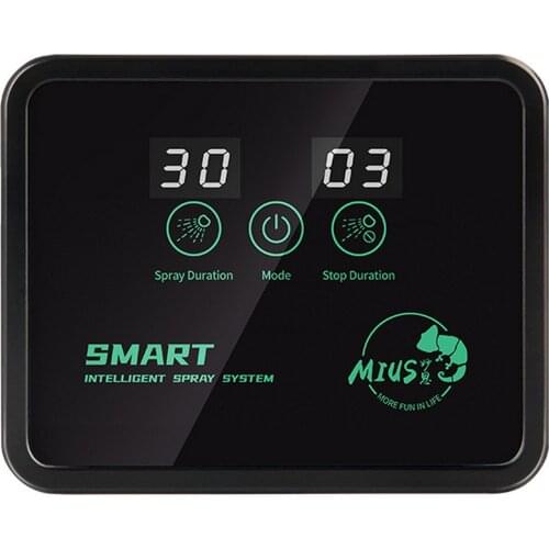 Intelligent Reptile Fogger Humidifier Electronic Timer Automatic Mist Rainforest Spray System Kit Sprinkler Control