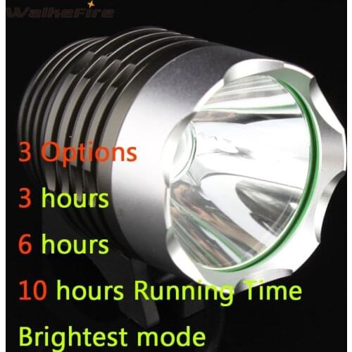 Long Running-Time XML T6 Bicycle Light 1800 Lumens 3 Mode Bike Front Light LED HeadLamp With 8.4v Battery Pack & Charger