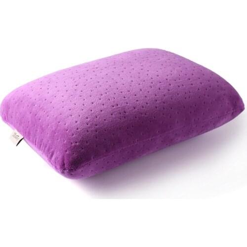 High Elasticity Solid Color Memory Foam Nap Pillows Anti-pressure Portable Travel Office Driving Neck Supporter with Head Rest