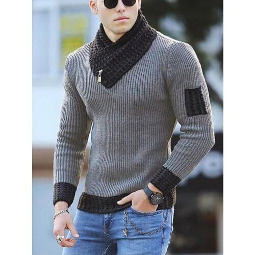 WICCON Men's Wool Pullovers