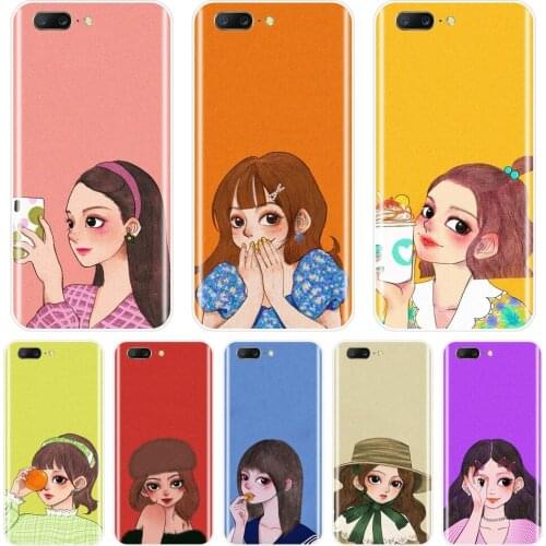 Back Cover For One Plus 3 3T 5 5T 6 6T 7 7 Pro Pretty Girl Cute Soft Phone Case Silicone For OnePlus 3 3T 5 5T 6 6T 7 7 Pro
