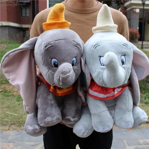 1piece 45cm=17.7inch big size original Dumbo Elephant Plush Toys Stuffed Animals Soft Toys