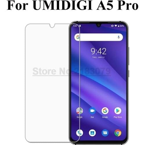 2PCS Tempered Glass for UMIDIGI A5 Pro Screen Protector cover Explosion-proof Mobile phone Film Case UMIDIGI A5 Pro Glass