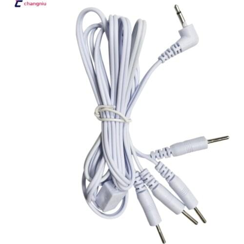 Freeshipping 100pcs DC2.5mm electrode connecting tens wires for tens /slimming machine/massager,digital therapy machine#Hotsale