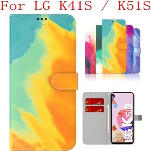 Sunjolly Case for LG K41S K51S Wallet Stand Flip PU Phone Case Cover coque capa LG K41S K51S Case LG K41S K51S Cover