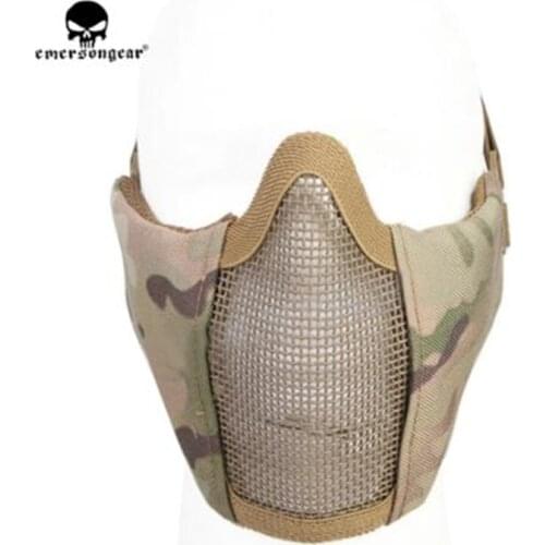 Emerson PDW Half Face Protective Mesh Mask Tactical CS Airsoft Paintball Modular Protective Face Mask