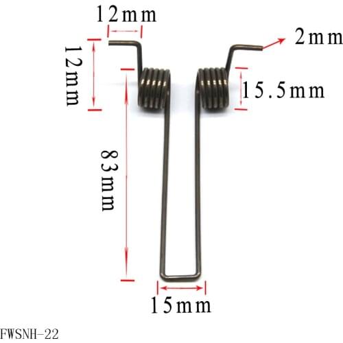 FINEWE 1PCS Double Torsion Spring Steel Torsion Spring Factory Manufacture