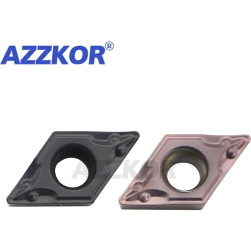 DCMT070204-OM NT125 Turning Tools Inserts CNC Center Lathe For Stainless Steel AZZKOR Ceramic Carbide Blades DCMT070208-OM NT205