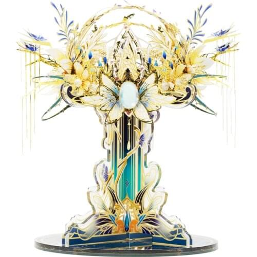 Art Model MU 3D Metal Puzzle Elf 's Crown model DIY 3D Laser Cut Assemble Jigsaw Toys GIFT For children