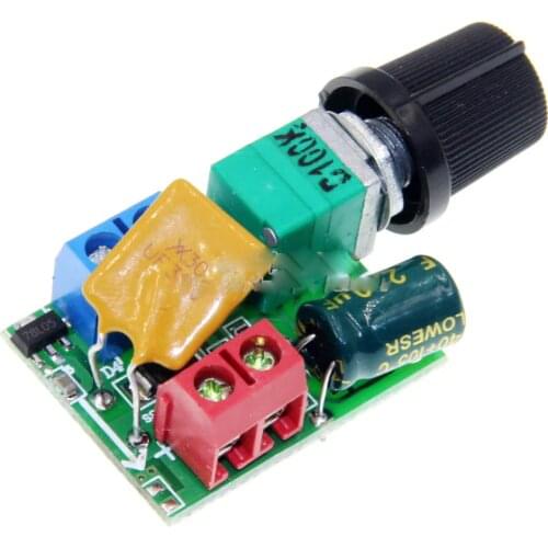 Mini DC Motor Speed Controller Drive Module, DC 3V6 12V 24V 35V PWM Motor current regulator LED dimmer Governor Switch 5A