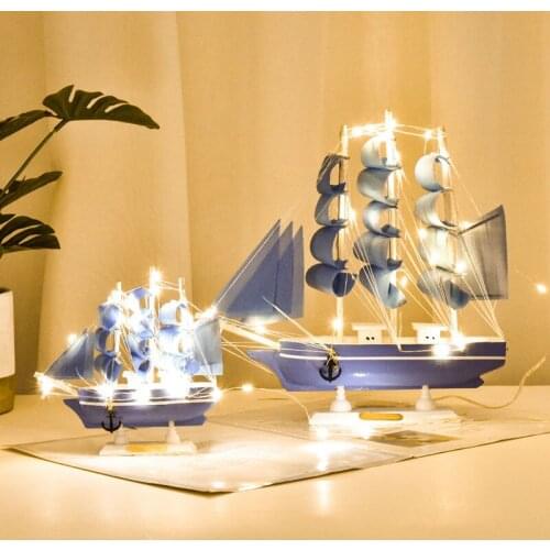 Sailboat model ornaments Graduation birthday present Ornaments home decoration accessories modern christmas decorations