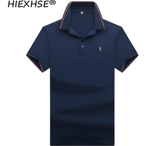 2021 New Top Quality Mens Brand Polo Shirts Solid Color Smart Casual Pure Cotton Polo Shirts Summer