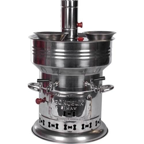 Gökçelik 12 L Double Tap Urn Stainless