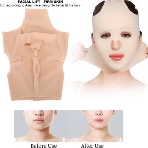 Adjustable Facial Slimming Bandage Thin All Face Band Breathable Face Liftup V Shaping Elastic Mask Double Chin Reducer Strap