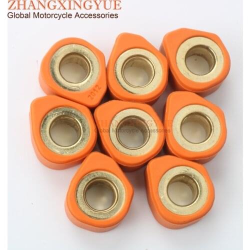 8PC Racing Quality Roller Weights 20x12mm 15.5g for YAMAHA 250 Majesty X-City X-Max 250cc