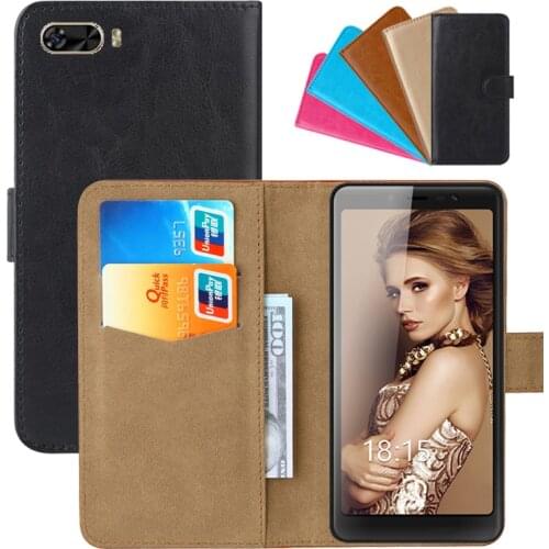 Luxury Wallet Case For BQ BQ-5520L Silk PU Leather Retro Flip Cover Magnetic Fashion Cases Strap
