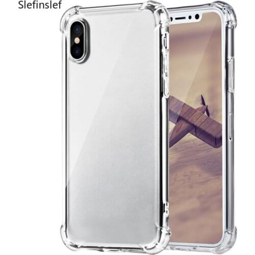 Thick Clear Transparent TPU Case For iPhone XS MAX XR 6 7 6S Plus Protect Rubber strong clear tpu Phone Case For iPhone 8 7 Plus