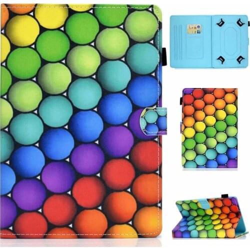 Universal 8''inch Case Cover For Huawei MediaPad T1 8.0 S8-701U/S8-701W 8 inch Tablet Cartoon Printed PU Leather Stand Case