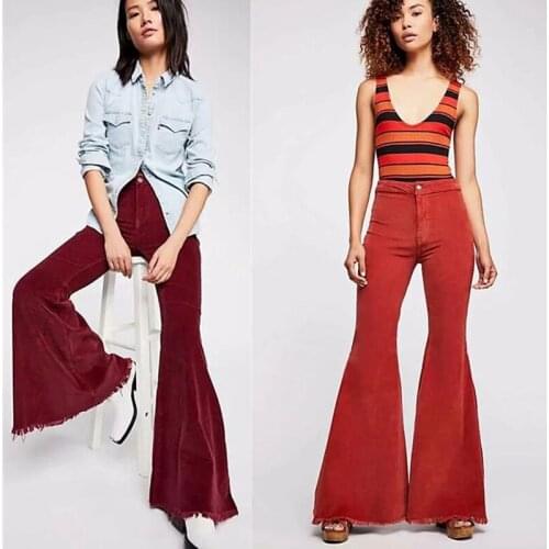 Женские брюки клеш Y·W·Q China At AliExpress