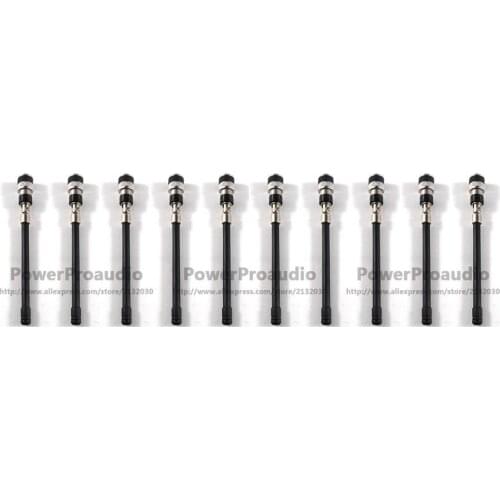 10PCS BNC UHF Microphone Antenna For Shure PGX24 SLX24 PG58 SM58 BETA58 Series Wireless Mic Frequency 400-900MHz