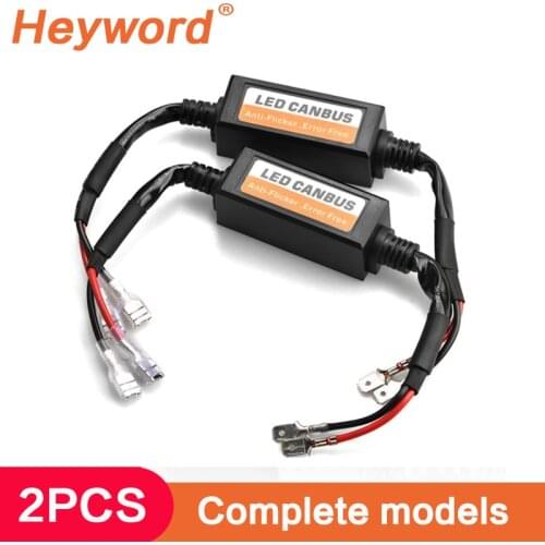 2pcs H7 H1 LED Car Headlight Decoder Fault Remover LED Headlight Universal Decoder Bulbs Accessories