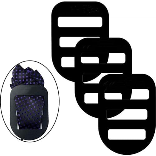 3Pieces Pocket Square Holder Pocket Square Organizer Square Organizer Men Suit Accessories