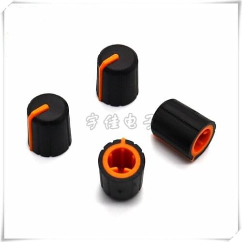5 Pieces Of Rubber Half Shaft Knob Diameter 11.5MM Height 14.5MM Suitable For D Axis Potentiometer Encoder Switch