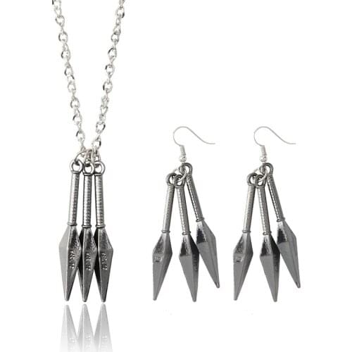 Kunai くない Ninja Necklace Accessories For Women Mens Chain цепь на шею Vintage Aesthetic Stainless Steel Jewelry Neck Pendants